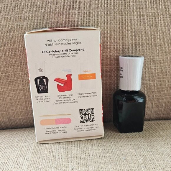 Sally Hansen Salon Insta Gel Strips Mirror Shine Chip Resistant 2 easy step NWT - Picture 5 of 8